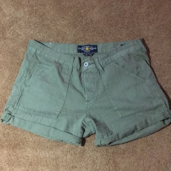Lucky Brand Pants - NWOT Lucky Brand green shorts